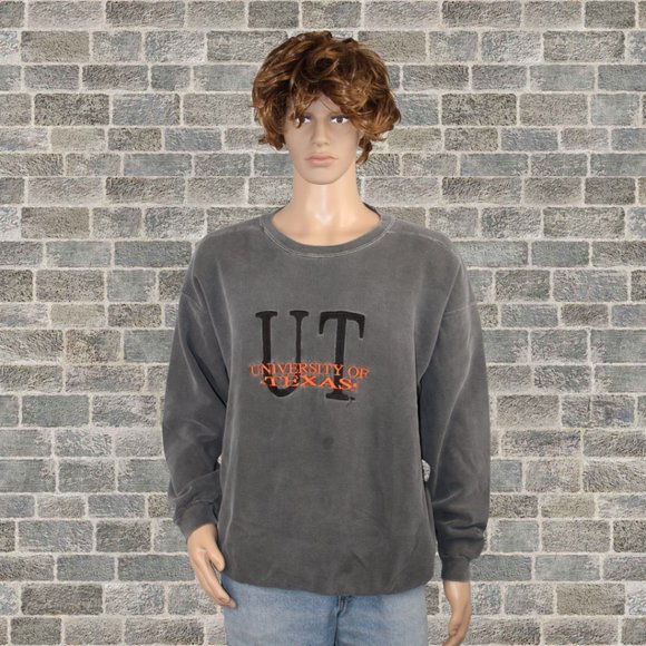 Heavyweight Pro-Crew USA Player Other - University of Texas Crewneck Sweater XL